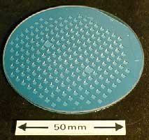 Electrostatically bonded silicon glass transducer